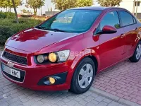 Usado Chevrolet Aveo LT 75 CV (55 kW) 2012 Rojo Berlina