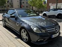 Usado Mercedes E350 Elegance 231 CV (169 kW) 2010 Gris / plata Descapotable