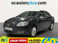 Usado Fiat Linea Dynamic 90 CV (66 kW) 2007 Negro Berlina