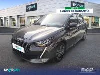 Usado Peugeot 208 Active 102 CV (75 kW) 2021 Gris Utilitario
