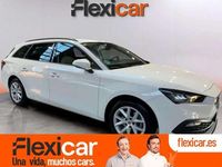 Usado Seat Leon ST Style 131 CV (96 kW) 2021 Blanco Familiar