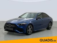 Usado Mercedes C300e AMG line 313 CV (230 kW) 2024 Azul espectral Berlina