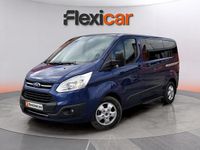 Usado Ford Transit Custom Trend 130 CV (95 kW) 2017 Azul Familiar