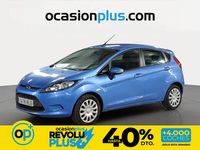 Usado Ford Fiesta Trend 82 CV (60 kW) 2012 Azul Utilitario