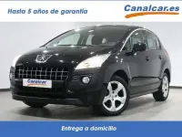 Usado Peugeot 3008 Premium 109 CV (80 kW) 2010 Negro Familiar