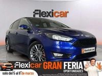 Brugt Ford Focus ST-Line 125 HK (91 kW) 2018 Blå Hatchback