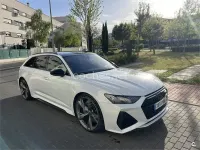 Usado Audi RS6 600 CV (441 kW) 2020 Blanco Familiar