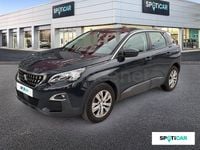 Usado Peugeot 3008 Active 130 CV (95 kW) 2020 Negro SUV