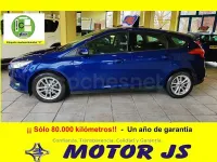Usado Ford Focus Trend 125 CV (91 kW) 2017 Azul Berlina