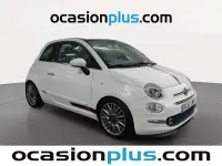 Usado Fiat 500 Lounge 69 CV (50 kW) 2016 Blanco Descapotable