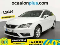 Usado Seat Leon ST Style 116 CV (85 kW) 2018 Blanco Familiar