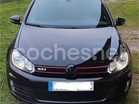 Usado VW Golf VI GTI 210 CV (154 kW) 2009 Negro Utilitario