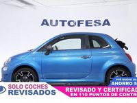 Usado Fiat 500C S 69 CV (50 kW) 2016 Azul Descapotable