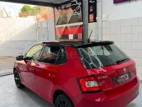 Usado Skoda Fabia 95 CV (69 kW) 2019 Rojo Utilitario