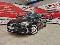 Usado Audi A3 S-Line 204 CV (150 kW) 2022 Negro Berlina
