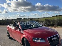 Usado Audi A3 Cabriolet Ambition 125 CV (91 kW) 2011 Rojo Descapotable