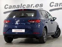 Usado Seat Leon Style 110 CV (80 kW) 2018 Azul Utilitario