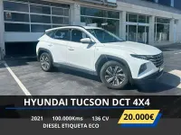 Usado Hyundai Tucson 136 CV (100 kW) 2021 Blanco SUV