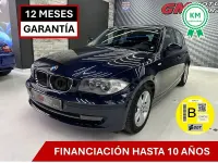 Usado BMW 118 Sport Line 143 CV (105 kW) 2008 Negro Utilitario