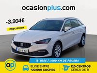 Usado Seat Leon Style 130 CV (95 kW) 2023 Blanco Familiar