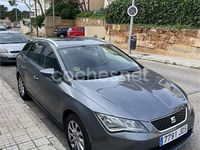 Usado Seat Leon ST Style 105 CV (77 kW) 2015 Gris / plata Familiar