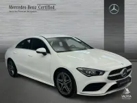 Usado Mercedes CLA180 AMG line 136 CV (100 kW) 2023 Blanco polar Coupe