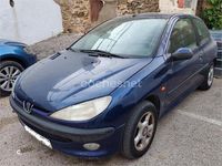 Usado Peugeot 206 70 CV (51 kW) 1999 Azul Utilitario