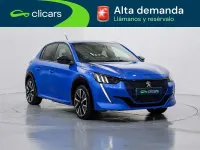 Usado Peugeot e-208 GT 100 kW (136 CV) 2021 Azul Utilitario