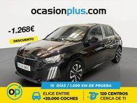Usado Peugeot 208 Style 100 CV (73 kW) 2024 Negro Utilitario