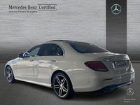 Usado Mercedes E220 AMG line 194 CV (142 kW) 2020 Blanco Berlina