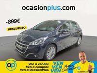 Usado Peugeot 208 Signature Sky 82 CV (60 kW) 2019 Gris Utilitario