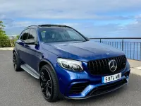 Usado Mercedes GLC63 AMG 510 CV (375 kW) 2019 Azul SUV