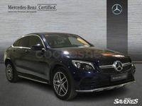 Usado Mercedes GLC250 204 CV (150 kW) 2018 Azul Coupe