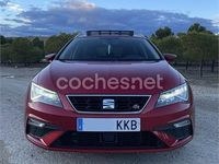 Usado Seat Leon ST FR 150 CV (110 kW) 2018 Granate Familiar
