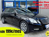 Usado Mercedes E200 136 CV (100 kW) 2013 Negro Berlina