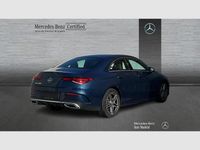 Usado Mercedes CLA200 AMG line 163 CV (119 kW) 2022 Denim blue  metallic paint Utilitario