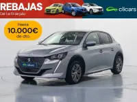 Usado Peugeot e-208 Allure 100 kW (136 CV) 2021 Gris Utilitario