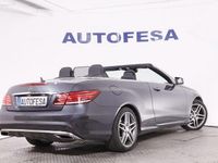 Usado Mercedes E220 AMG line 170 CV (125 kW) 2015 Gris titanio Descapotable