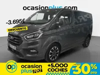 Usado Ford Transit Custom Sport 185 CV (136 kW) 2022 Gris Familiar
