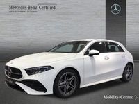 Usado Mercedes A180 AMG line 136 CV (100 kW) 2025 Blanco polar
