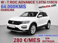 Usado VW T-Roc Advance 115 CV (84 kW) 2019 Blanco SUV