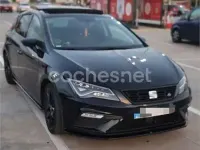Usado Seat Leon FR 150 CV (110 kW) 2018 Negro Berlina