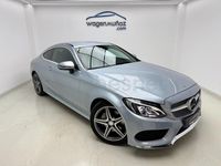 Usado Mercedes C220 AMG line 170 CV (125 kW) 2016 Gris / plata Coupe