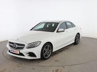 Usado Mercedes C200 AMG line 160 CV (117 kW) 2019 Blanco Berlina