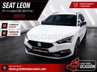 Usado Seat Leon FR 204 CV (150 kW) 2021 Blanco Familiar