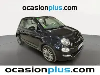 Usado Fiat 500 Lounge 69 CV (50 kW) 2016 Negro Descapotable
