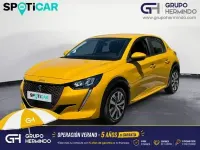 Usado Peugeot e-208 Active 100 kW (136 CV) 2021 Amarillo Utilitario