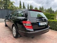 Usado Mercedes C200 Avantgarde 136 CV (100 kW) 2009 Negro Berlina