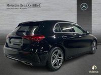 Usado Mercedes A180 AMG line 136 CV (100 kW) 2024 Negro noche Berlina