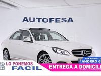 Usado Mercedes E350 Avantgarde 252 CV (185 kW) 2014 Blanco Berlina